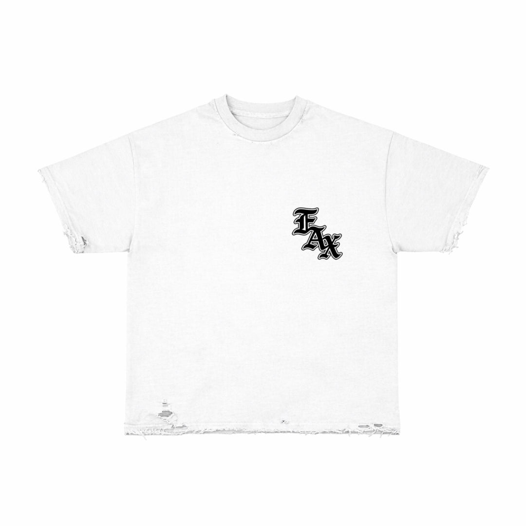 FAX Old English Tee (White)