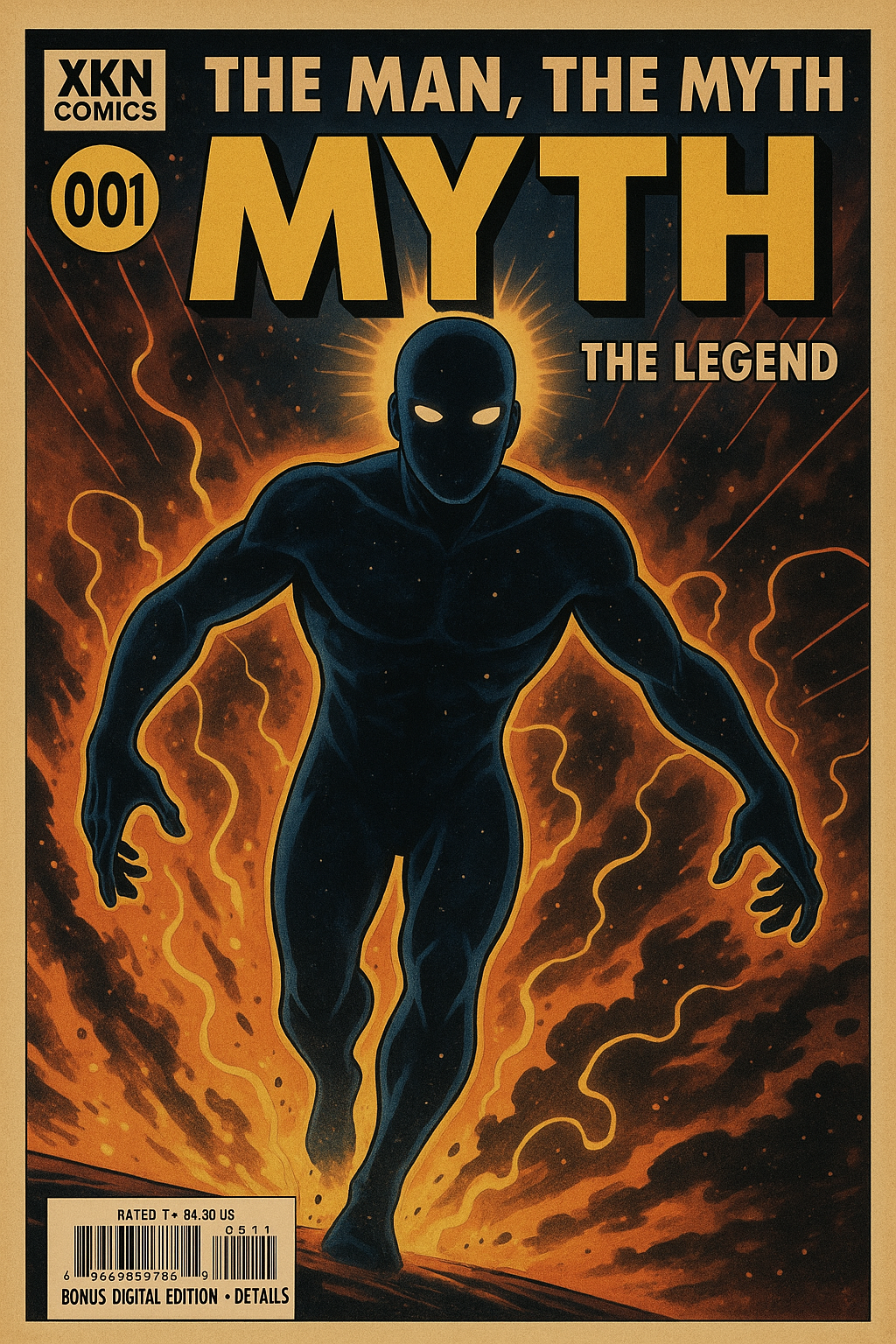 XKN COMICS: The Man The Myth The Legend Vol. 001