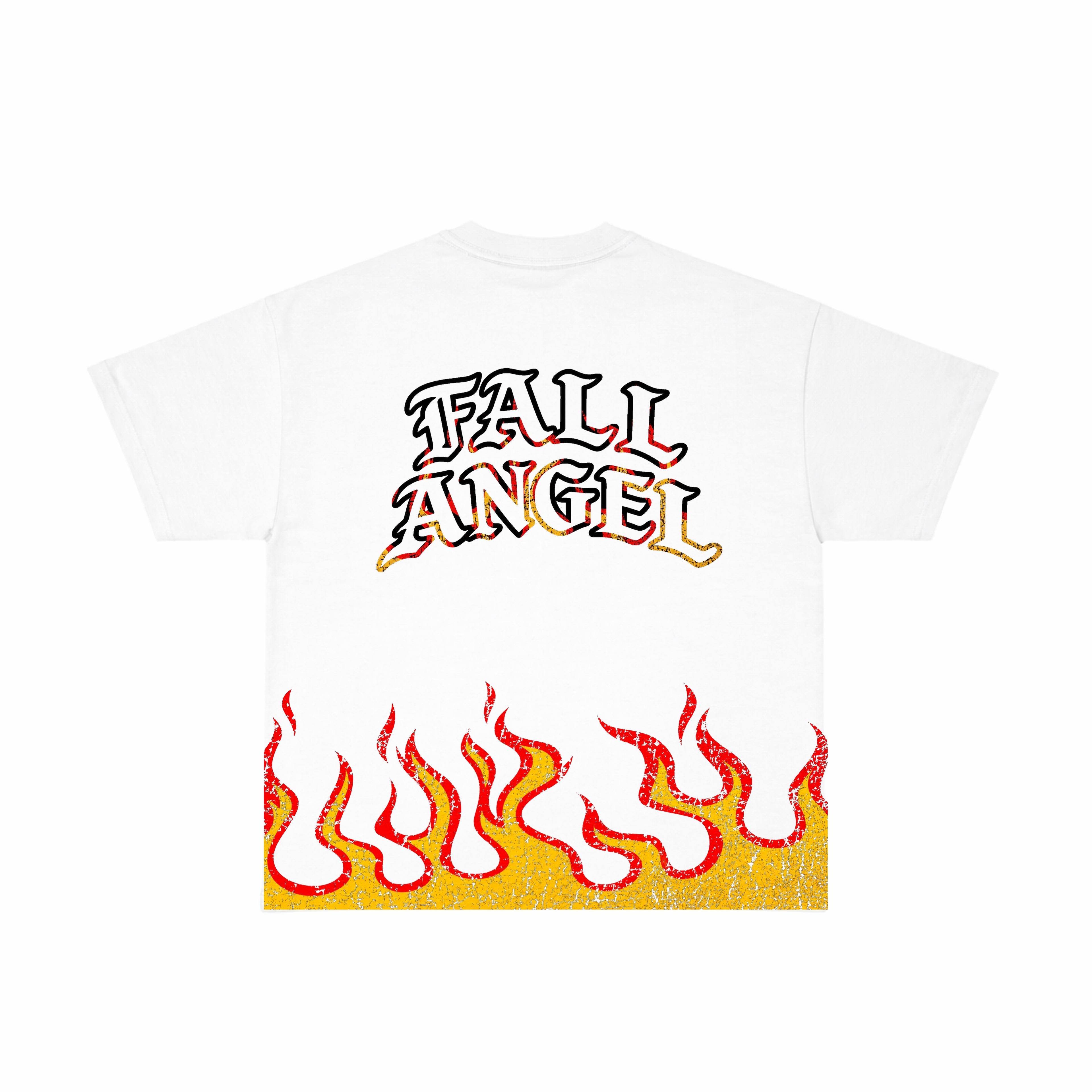 Fall Angel White Core Flame Tee