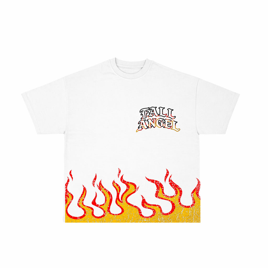 Fall Angel White Core Flame Tee
