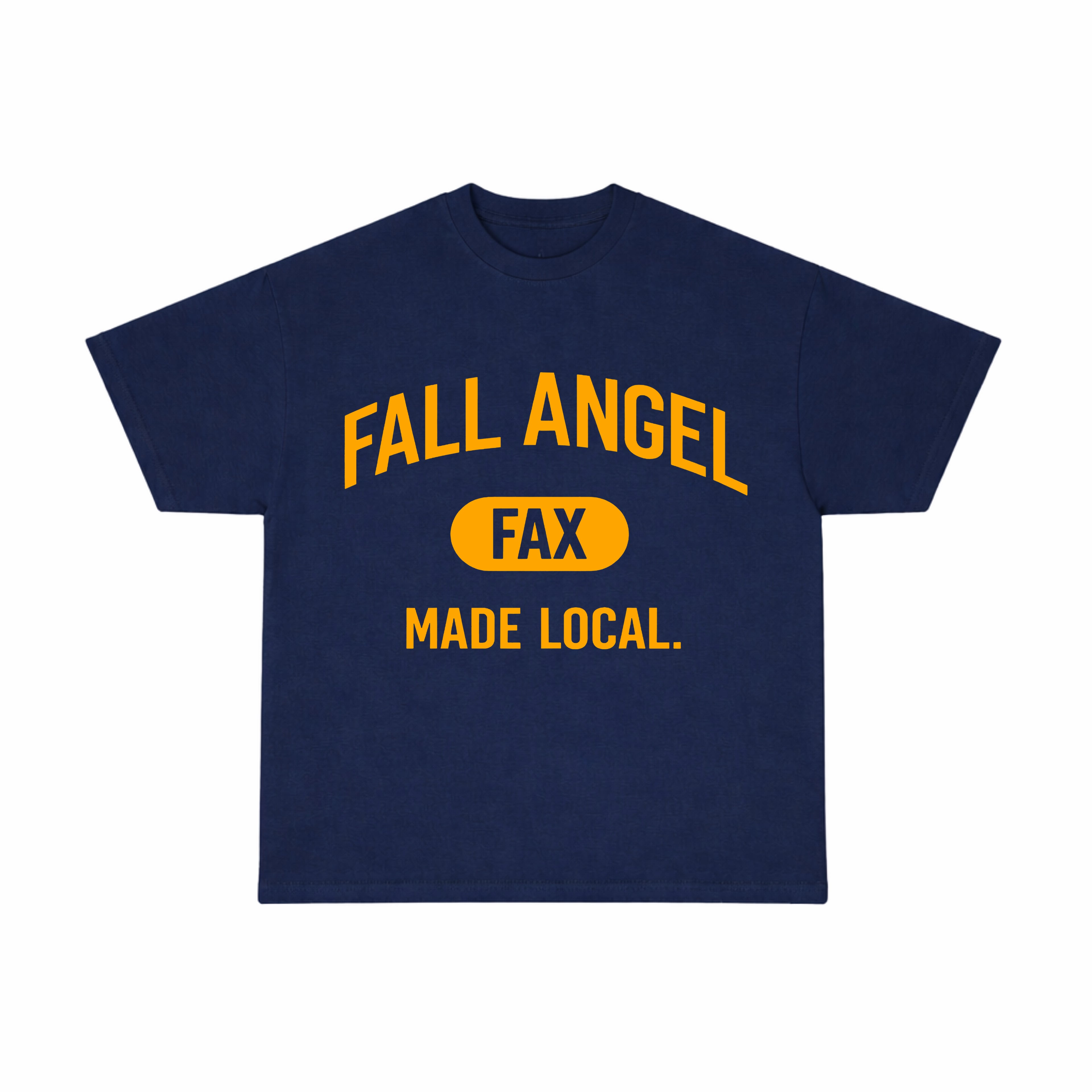 Fall Angel Varsity Tee (Navy)
