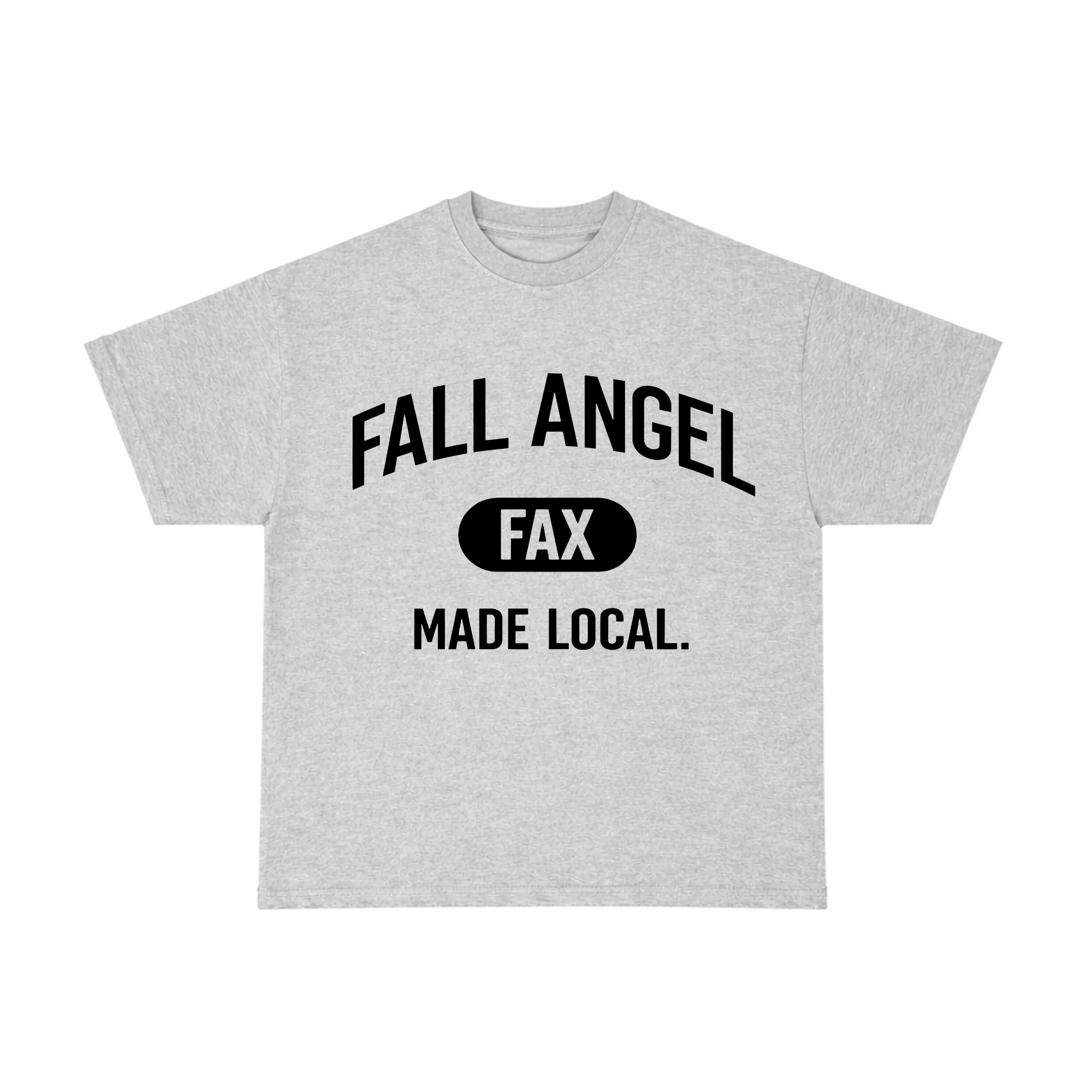Fall Angel Varsity Tee (Grey)