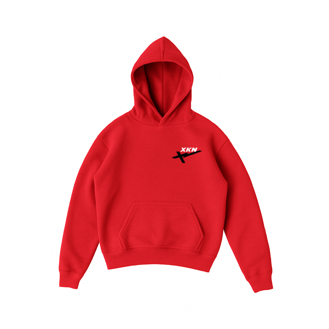 XKN Core Active Fleece Hoodie (Red)