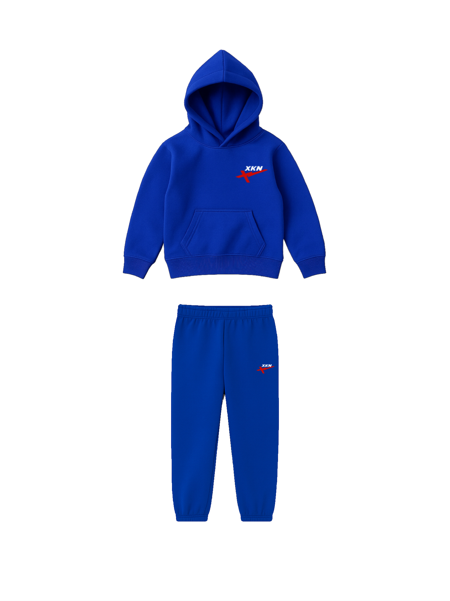 XKN Kids Core Active Fleece Set (Royal)