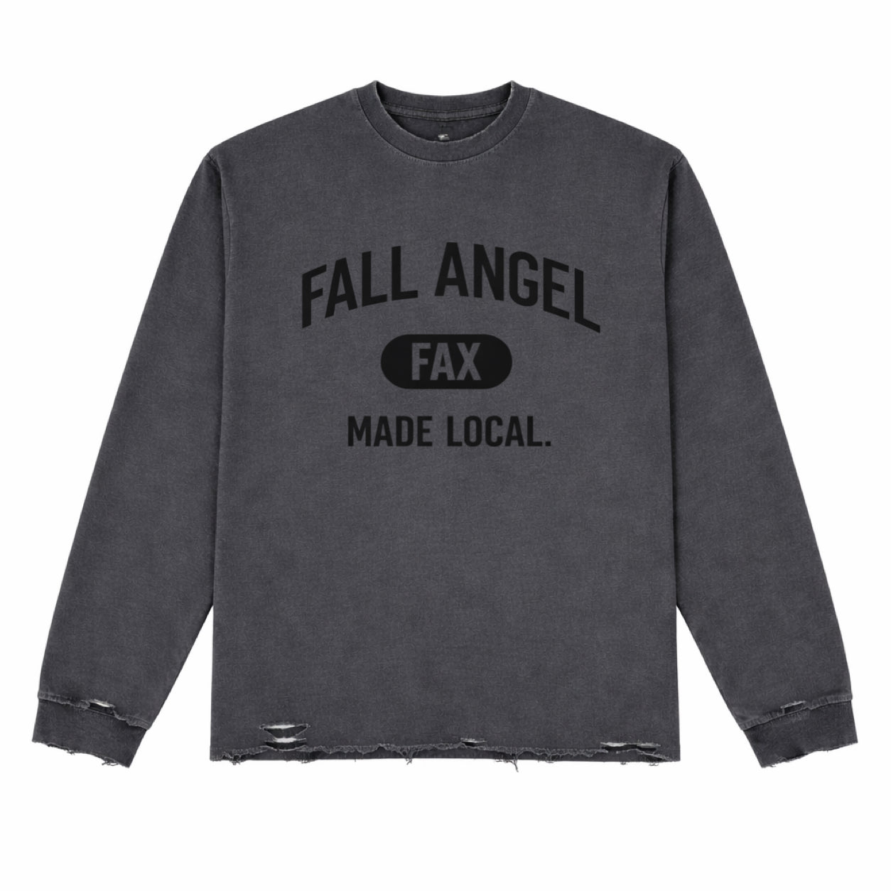 Fall Angel Varsity Long-Sleeve Tee (Shadow)