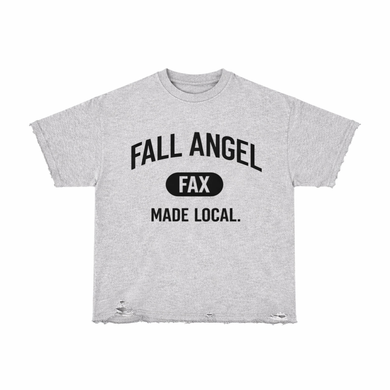 Fall Angel Varsity Tee (Grey)