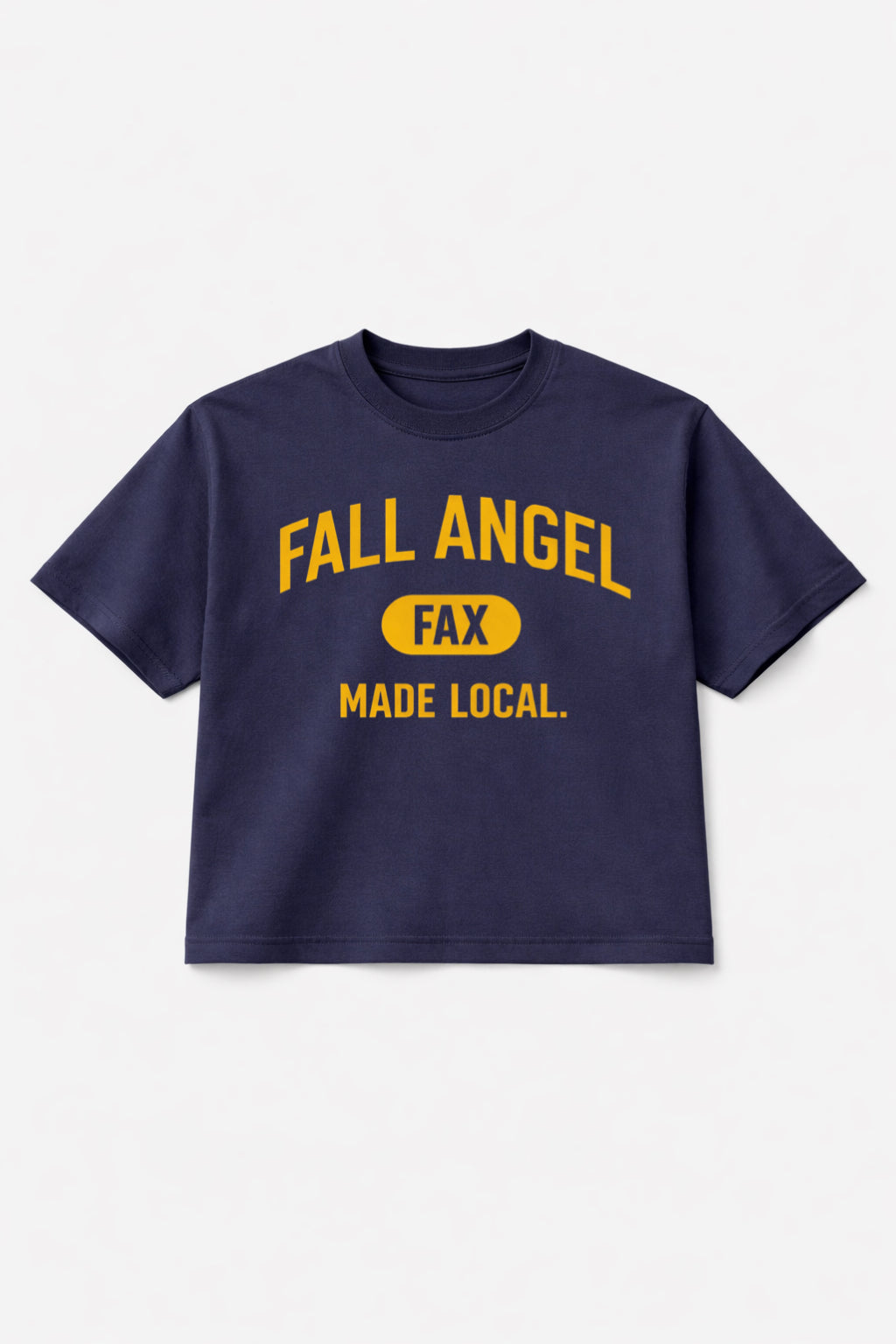 Fall Angel Varsity Tee (Navy)